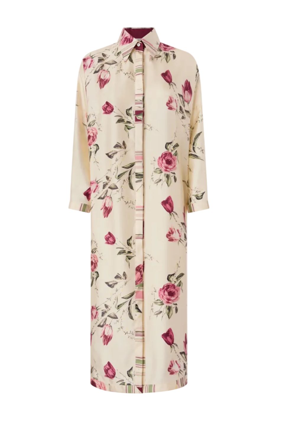 ANTONIO MARRAS 장미와 튤립 셔츠 원피스