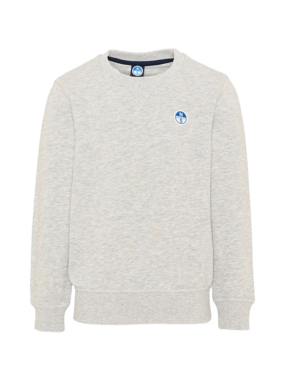 North Sails Kids 로고 패치 크루넥 맨투맨