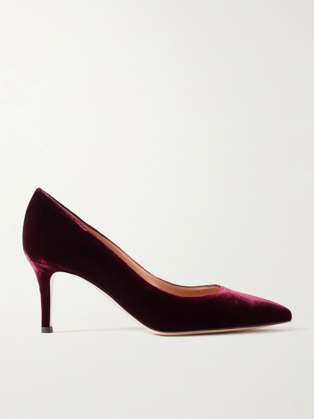 GIANVITO ROSSI 지안비토 70 벨벳 펌프스