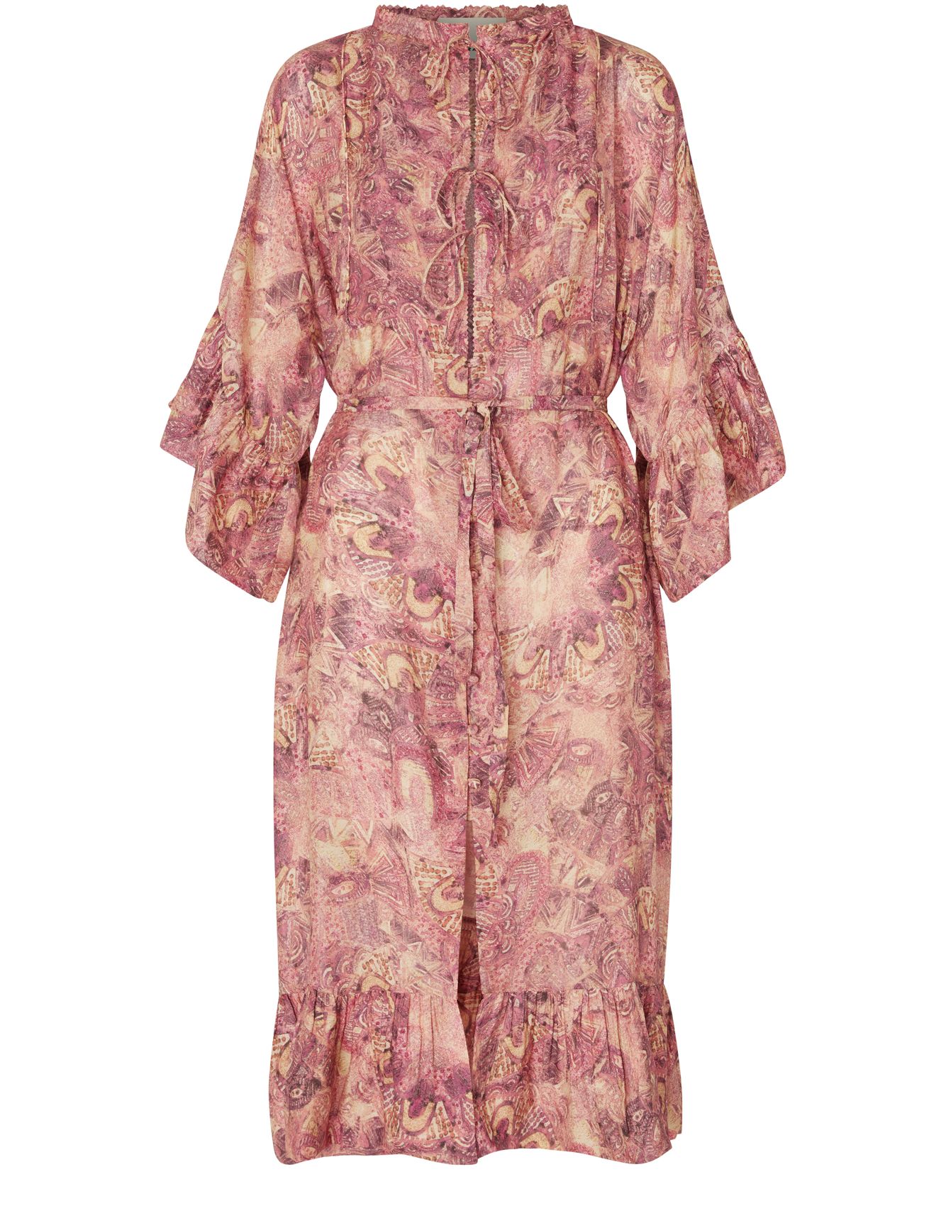 ISABEL MARANT 실린 프린트 맥시 드레스