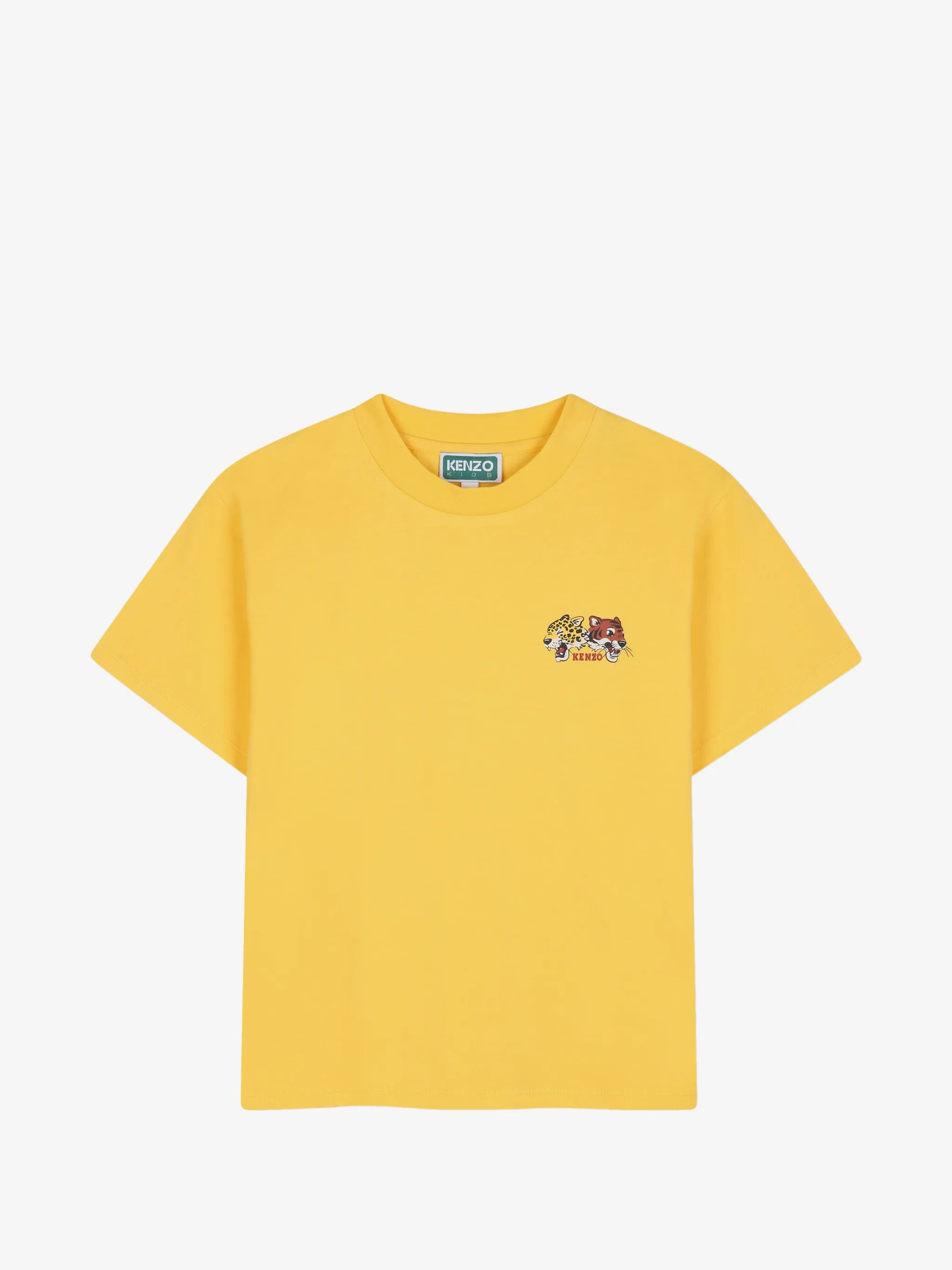 Kenzo Kids 미니 보이즈 크루넥 면 티셔츠