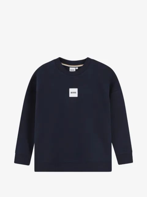 BOSS Kids 스웨트셔츠 사각 패치