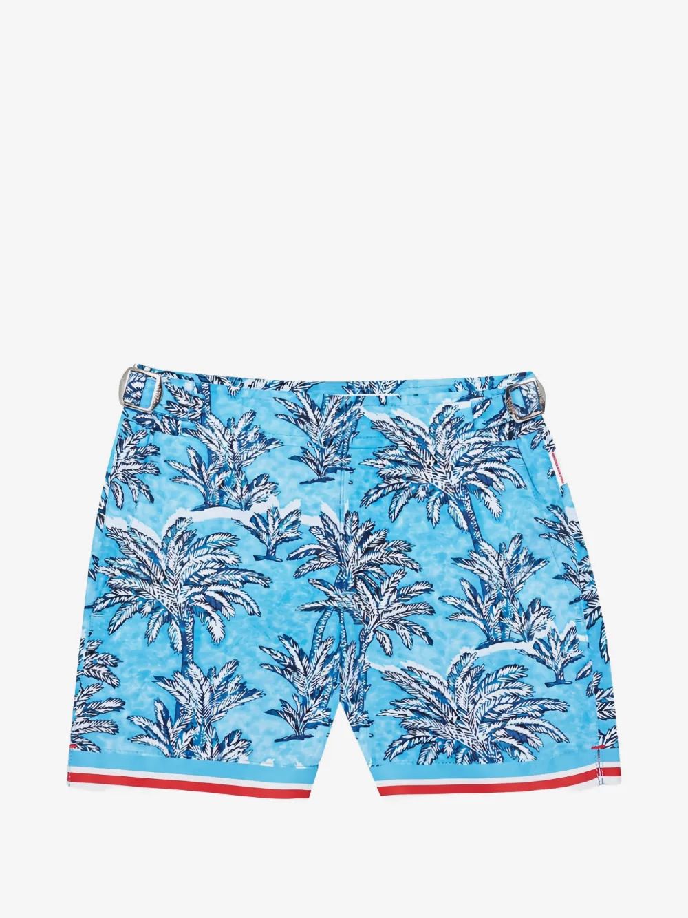 Orlebar Brown Kids 팜 프린트 수영 반바지