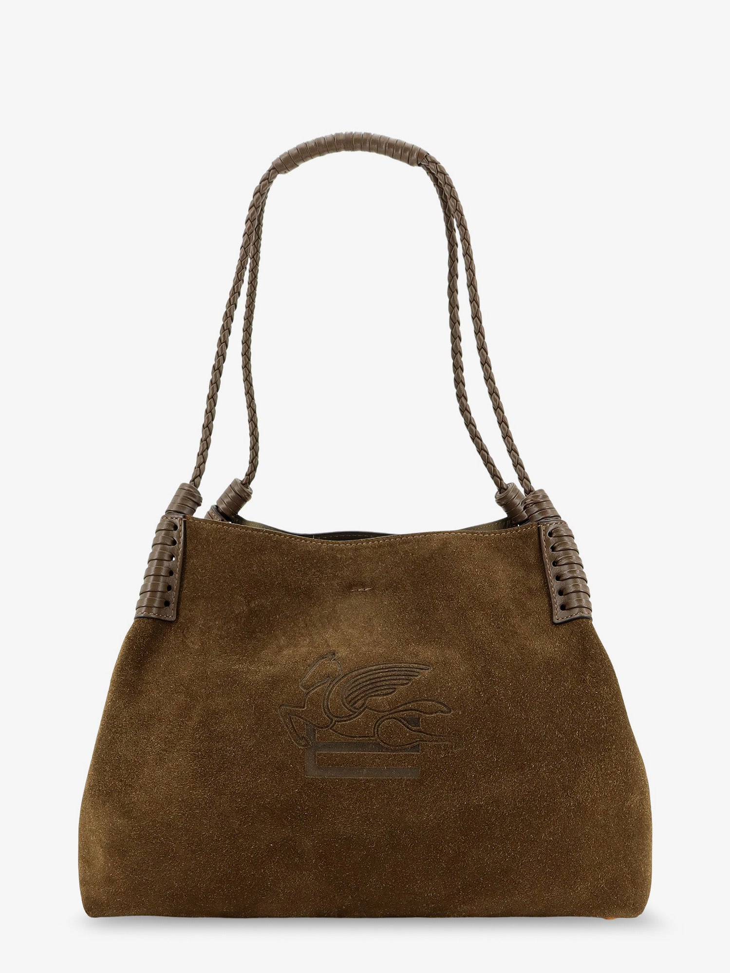 ETRO 리브라 S 아르니카 스웨이드 쇼핑백