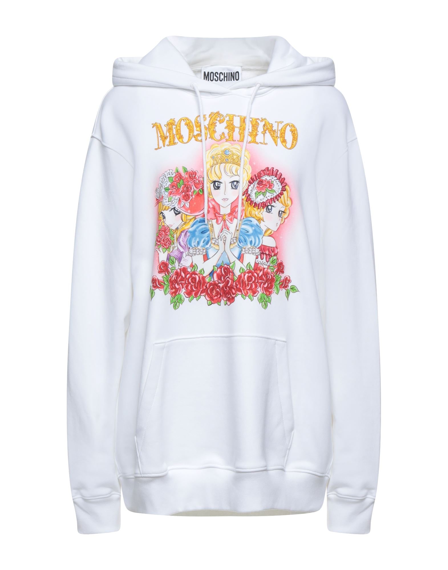 Moschino 프린트 디테일 트레이닝 상의