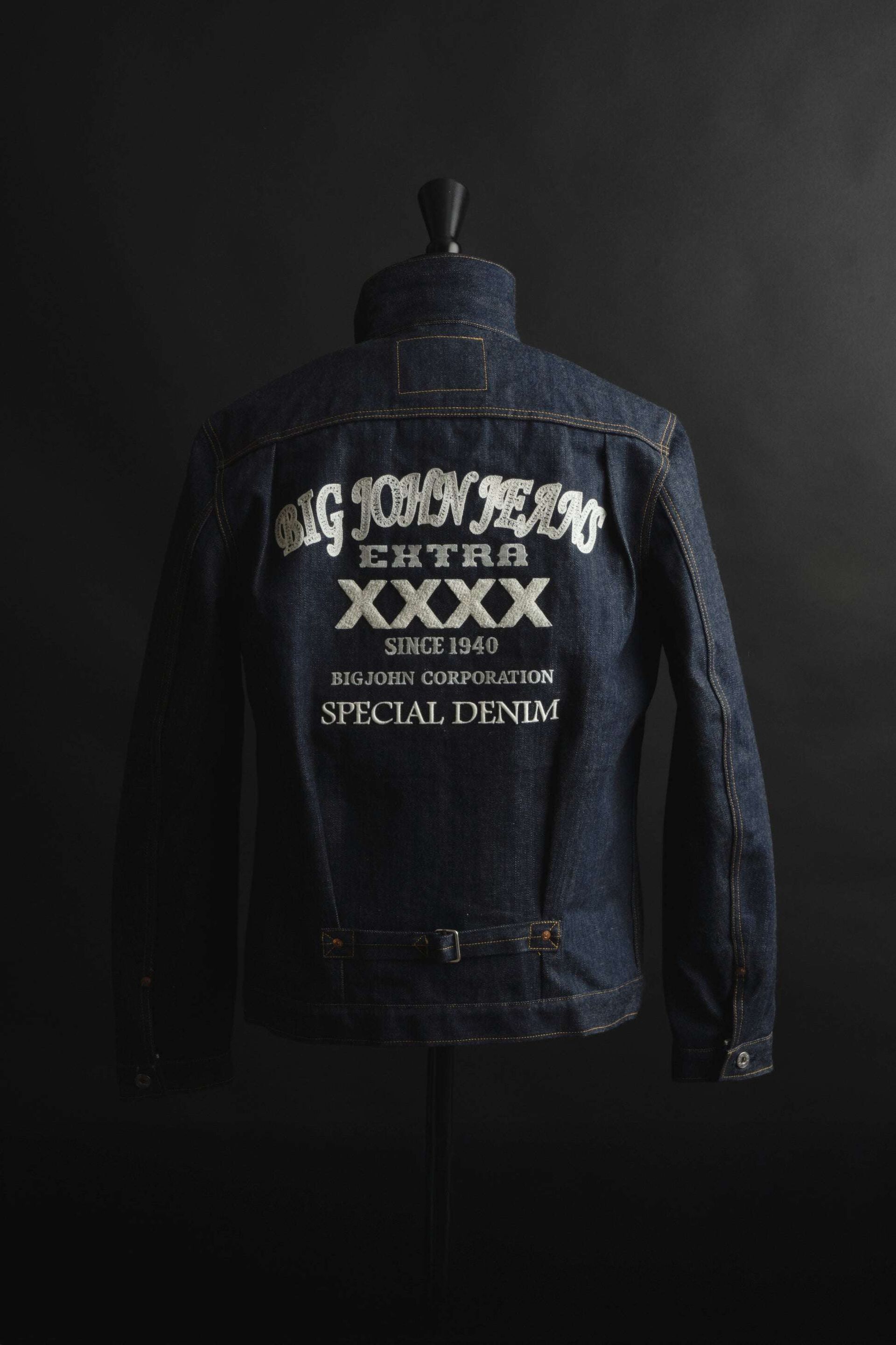 BIG JOHN XX601 (SP5) 15.8OZ 내추럴 인디고 5 컨티넨츠 오가닉 코튼 자켓