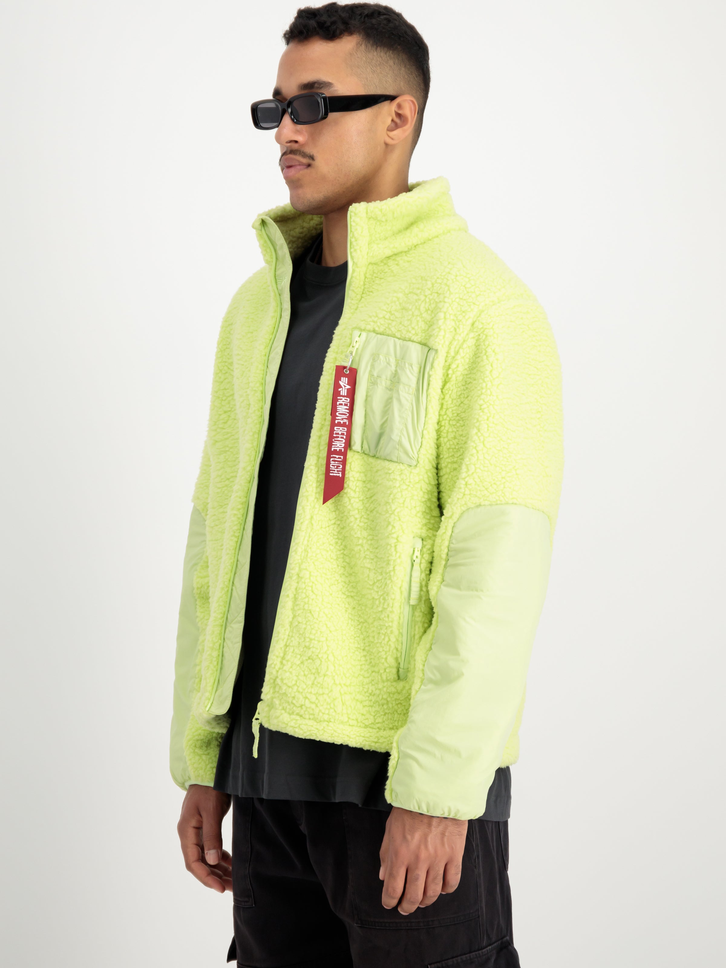 Alpha Industries 셔파 집업 자켓