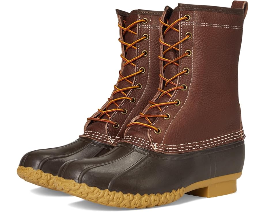 L.L.BEAN 10인치 빈 부츠 시어링 라이닝 절연 텀블 가죽