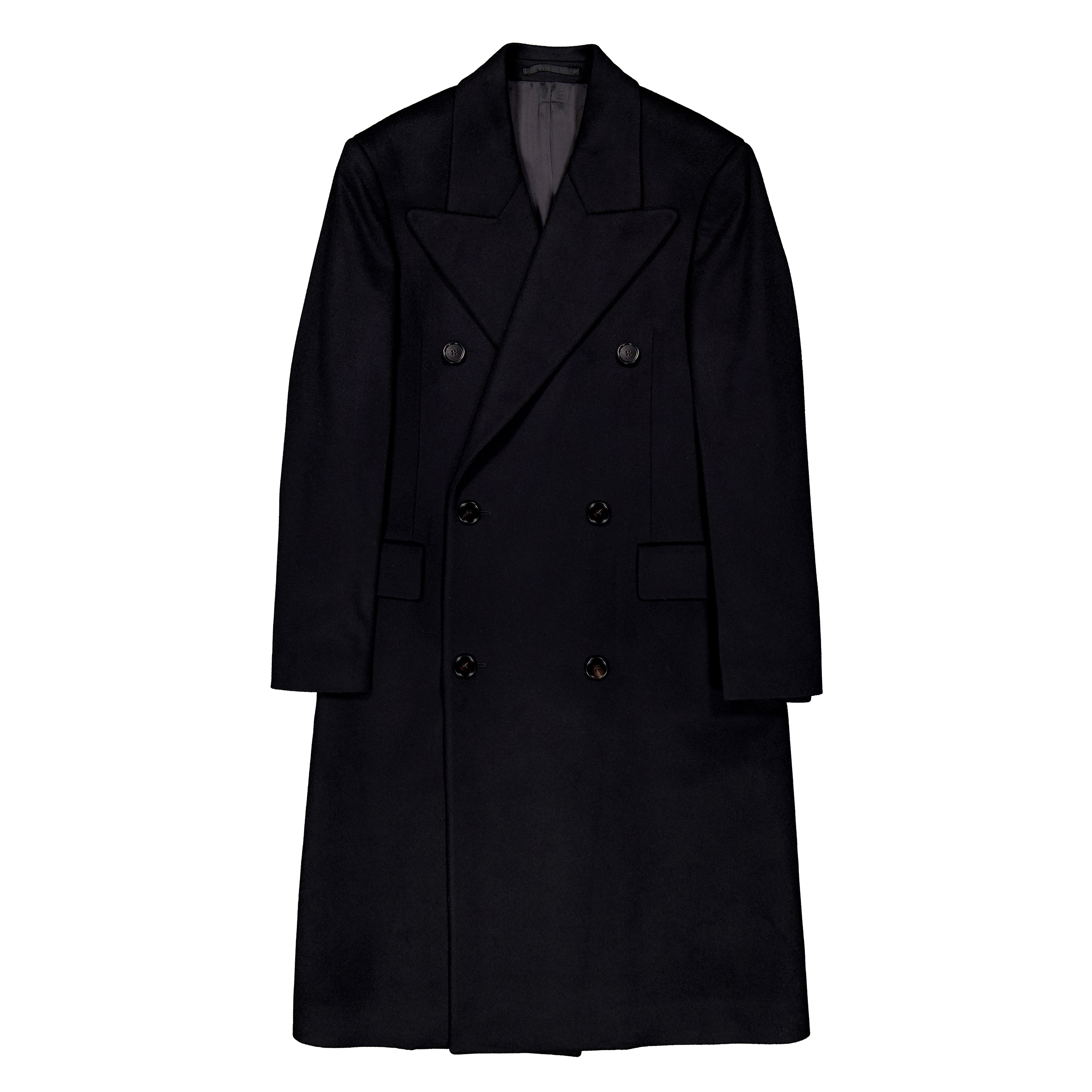 BURBERRY 더블 브레스트 캐시미어 테일러드 코트