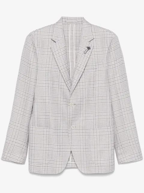 Lardini 체크 블레이저