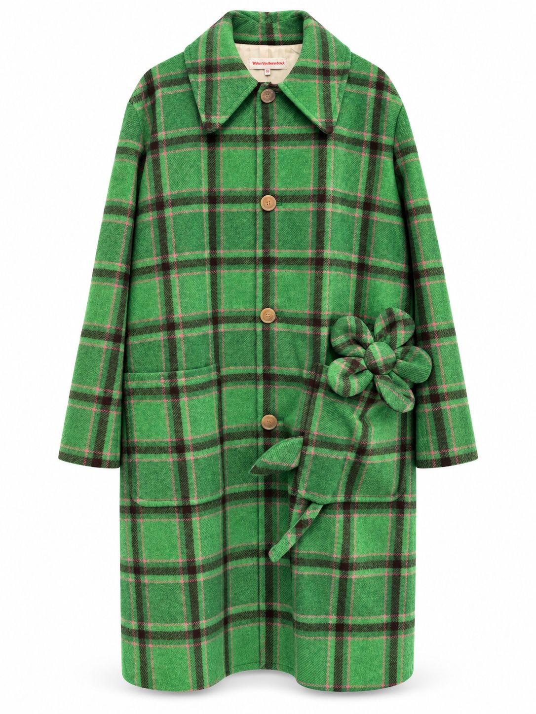 Walter Van Beirendonck AW26 플라워 파워 키바 코트