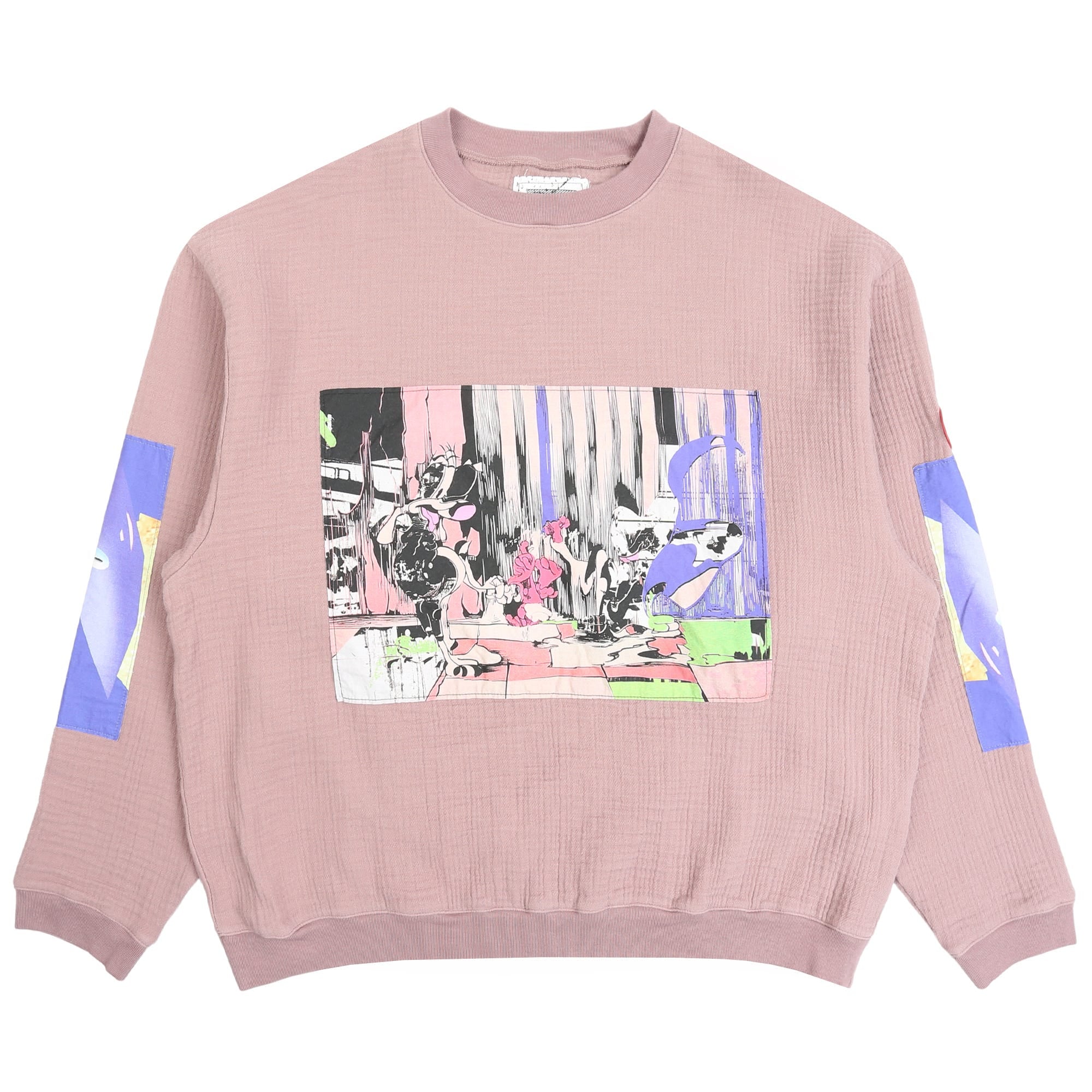 CAV EMPT CRV 거즈 크루넥 퍼플