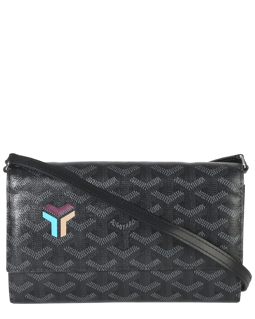 GOYARD 블랙 캔버스 바렌느 리미티드 컨티넨탈 지갑