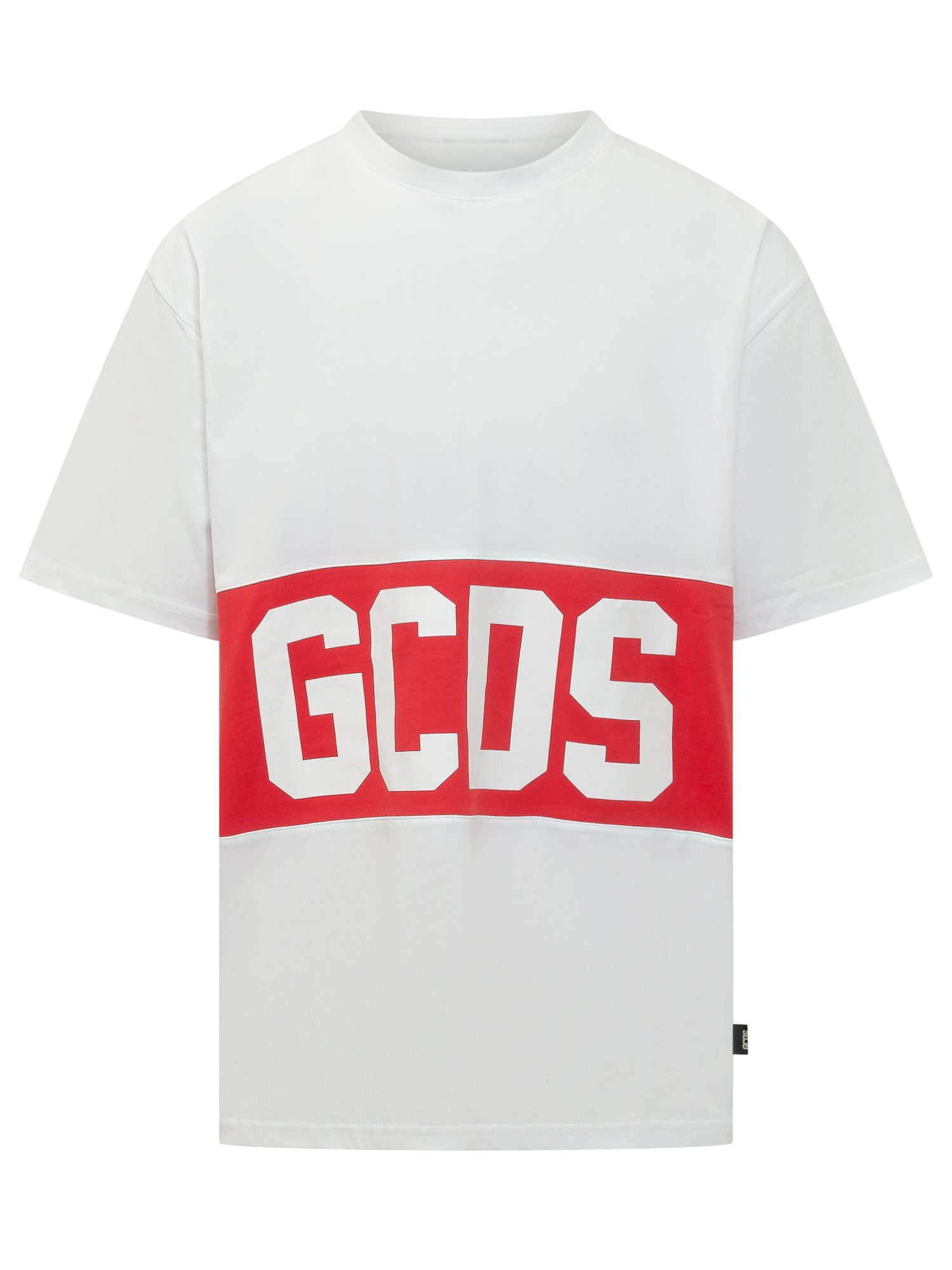 GCDS Gcds 스탬프 페인트 디자인 그래픽 티셔츠