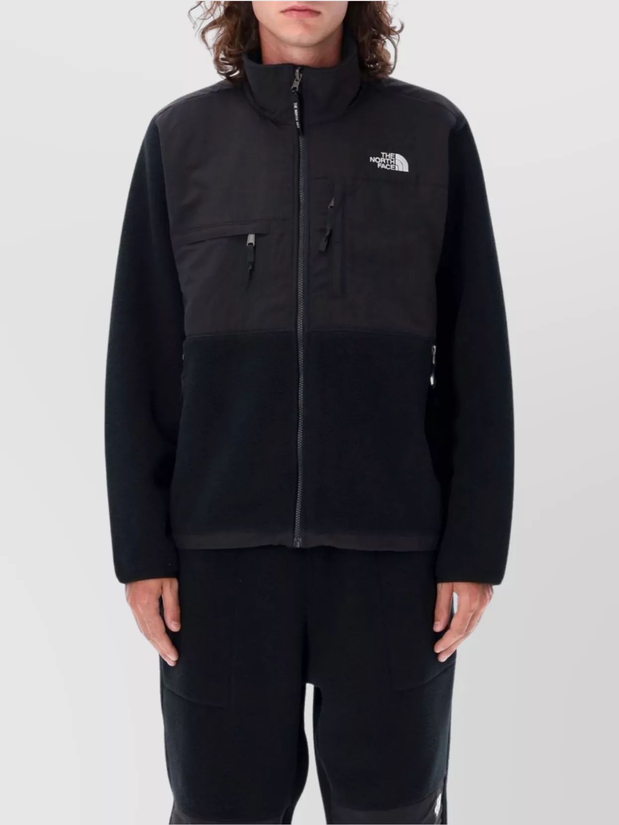 The North Face 플리스 패널 집업 자켓