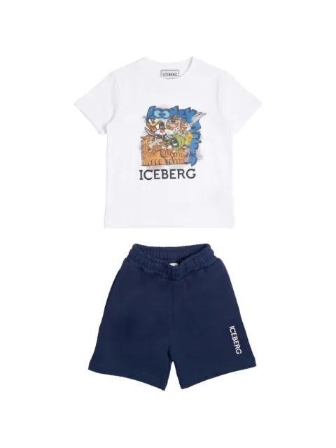 Iceberg Kids x 루니툰즈 반바지 티셔츠 세트