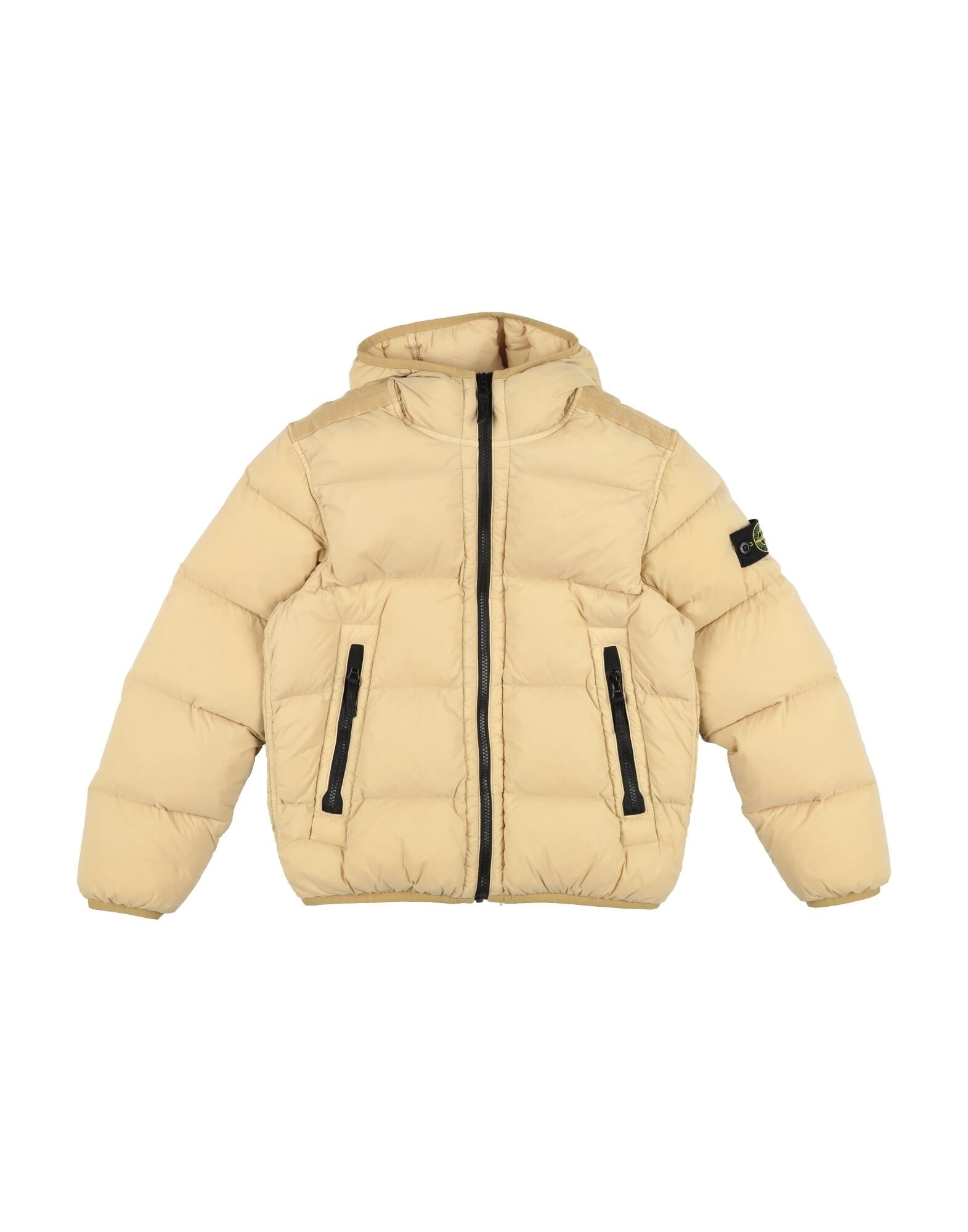 Stone Island Junior 솔리드 컬러 다운 패딩