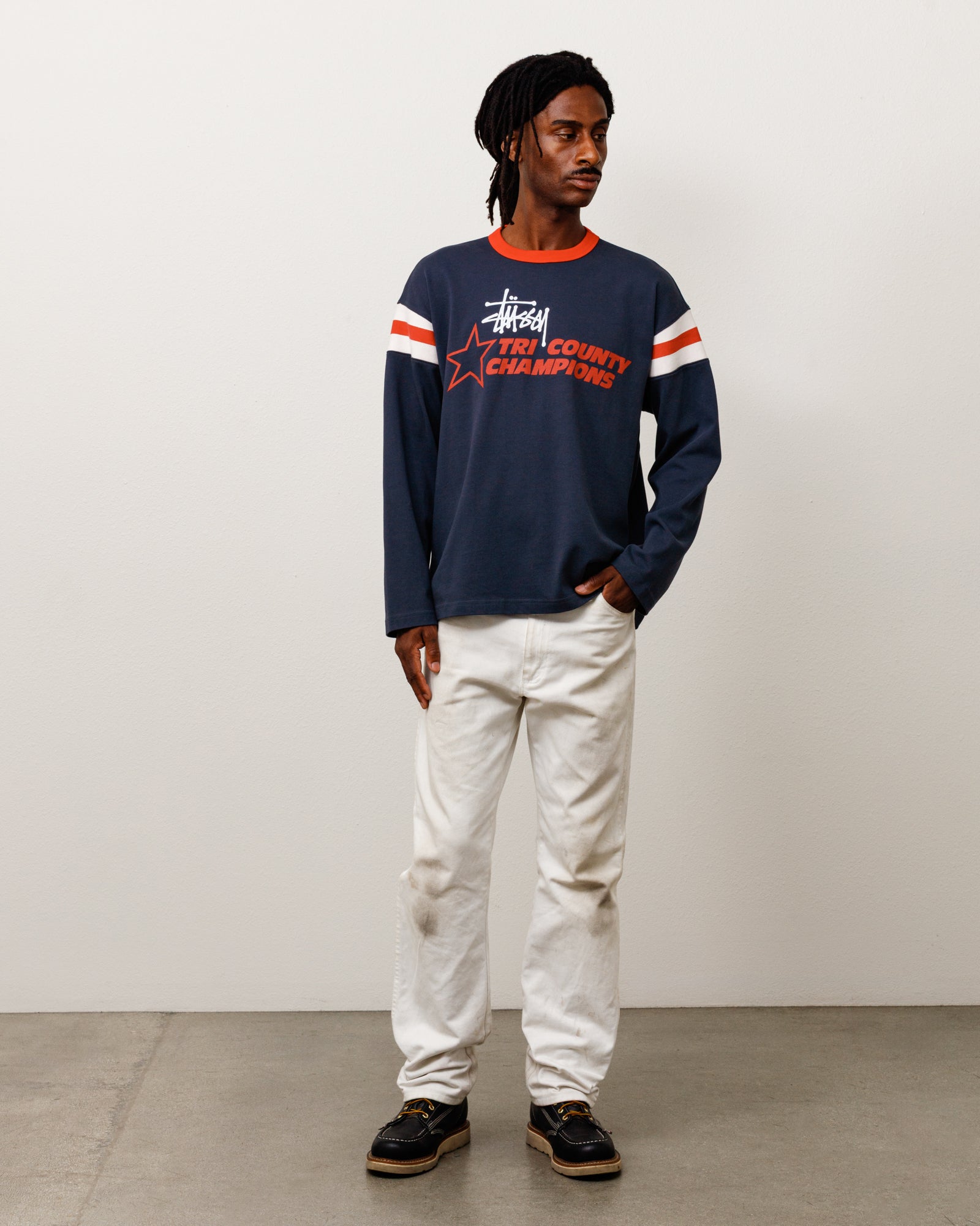 STUSSY LS 링거 티