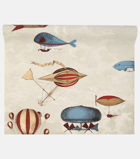 Fornasetti 콜 앤 선 마키네 볼란티 벽지