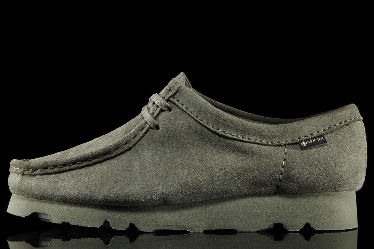 Clarks 월리비 GTX 카키 그린 스웨이드