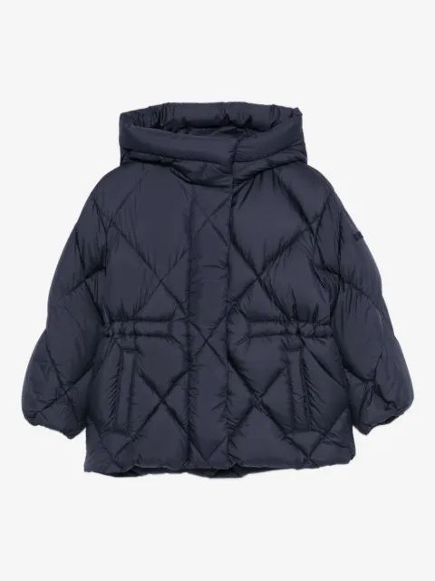 IL GUFO KIDS 퀼팅 후드 재킷