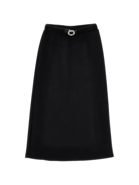 Philosophy Di Lorenzo Serafini Kids 크리스탈 장식 A라인 스커트