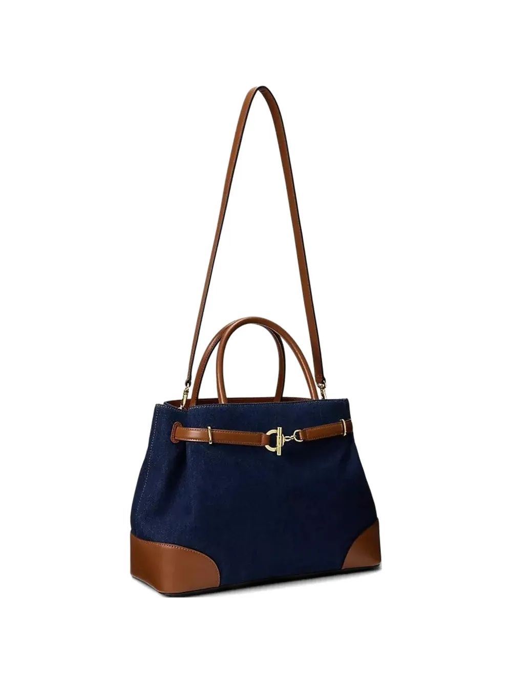 Ralph Lauren 블레이크 버클 디테일 토트백