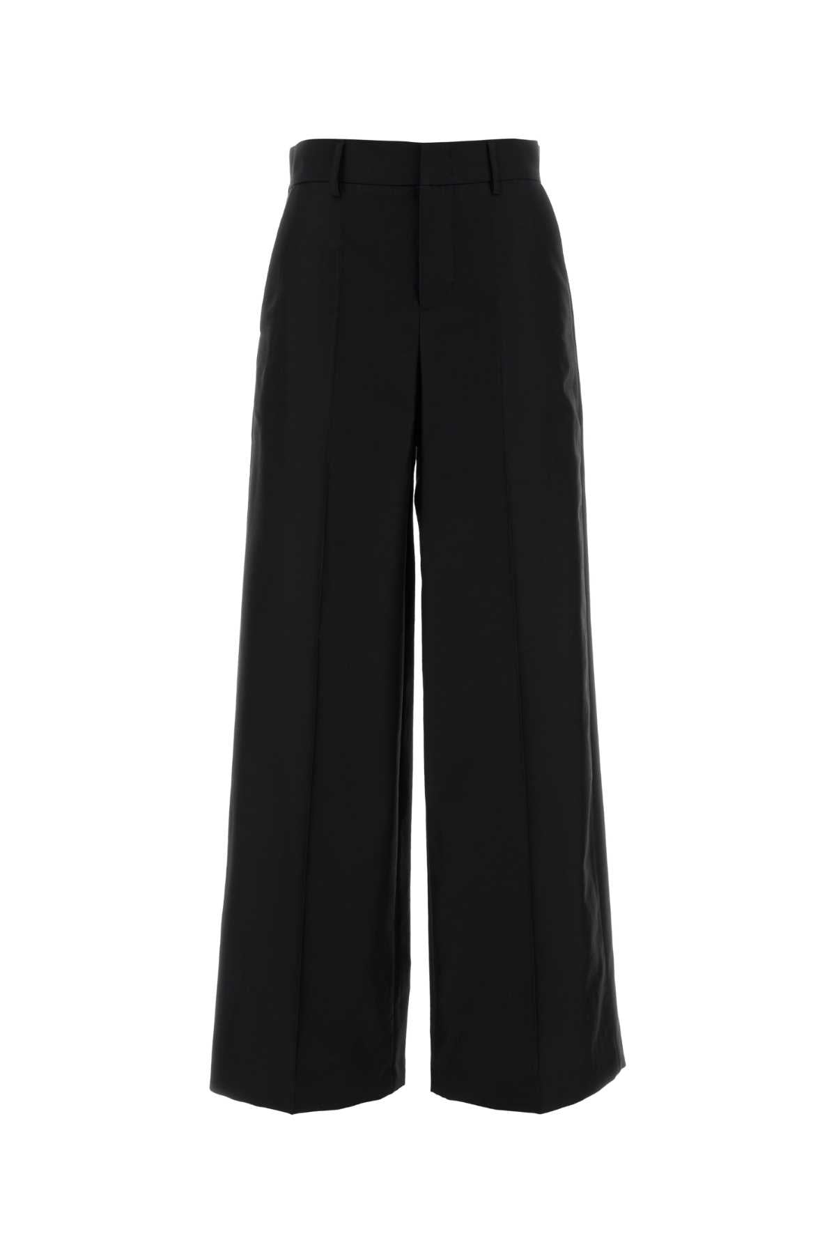ALBERTA FERRETTI 알베르타 페레티 울 실크 와이드 팬츠