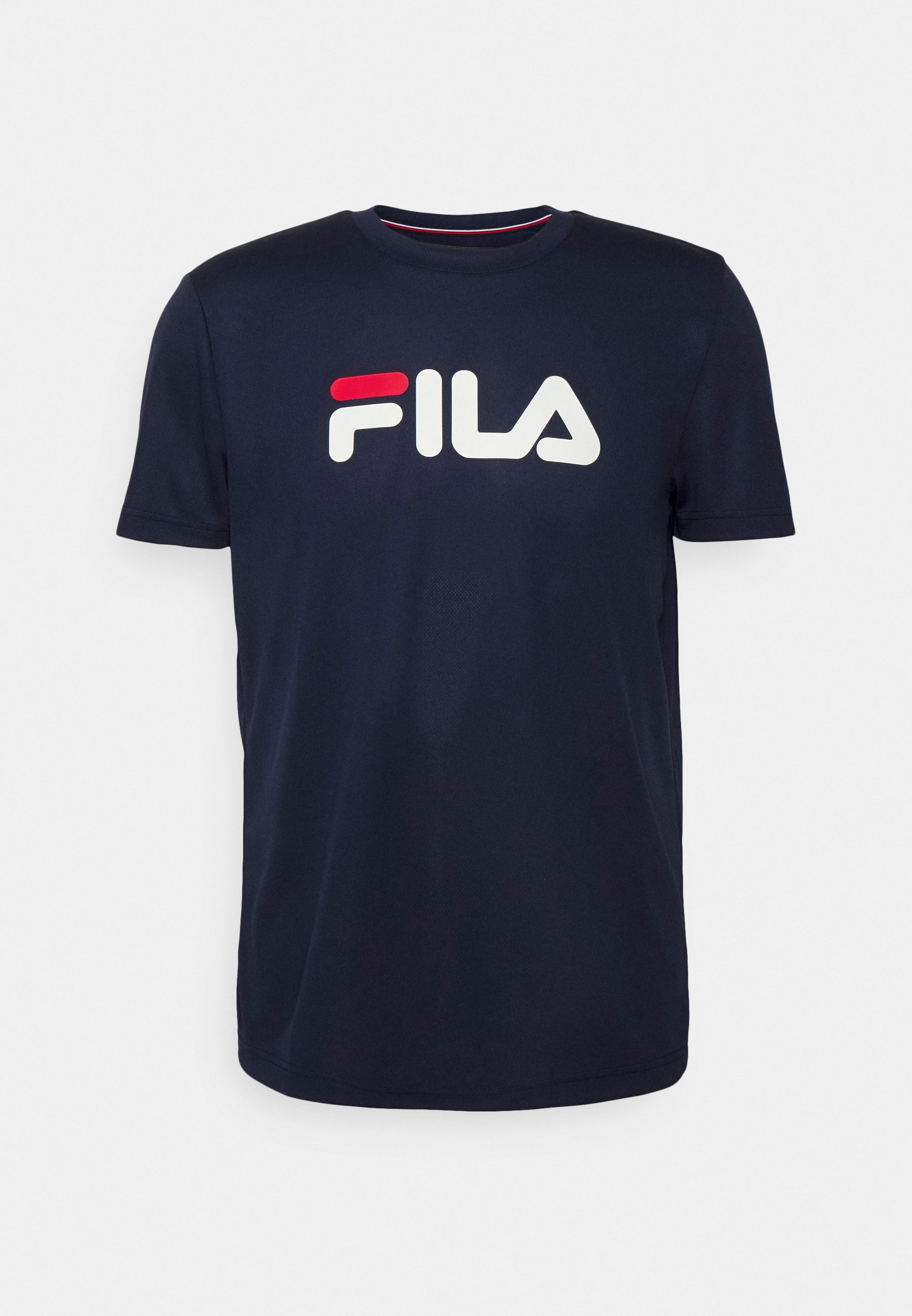 FILA 스포츠 티셔츠 로고 네이비