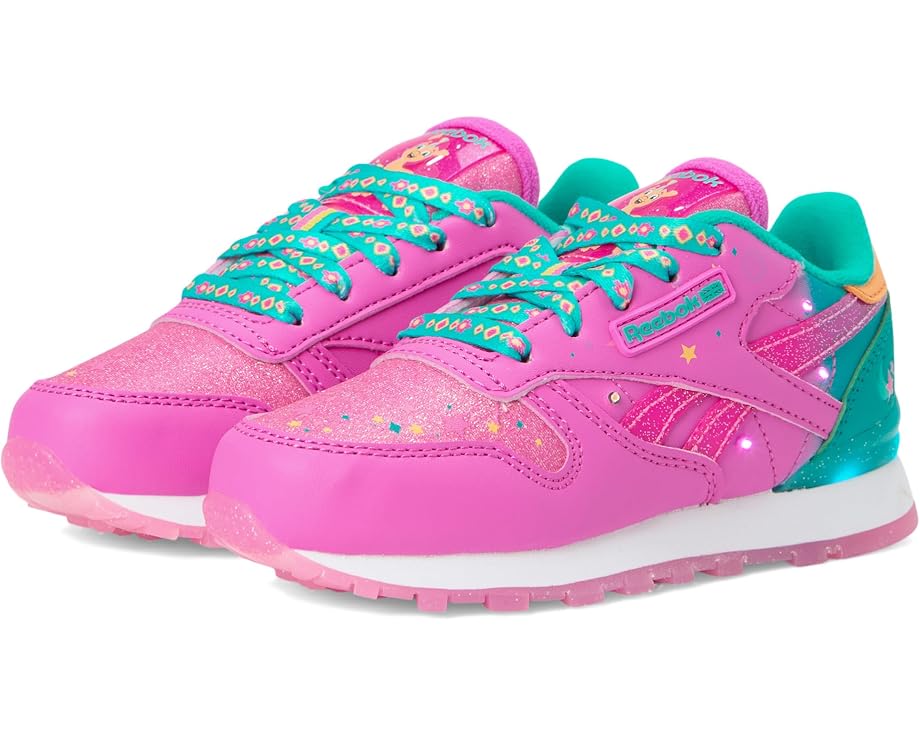 Reebok Kids 클래식 레더 스텝 N 플래시