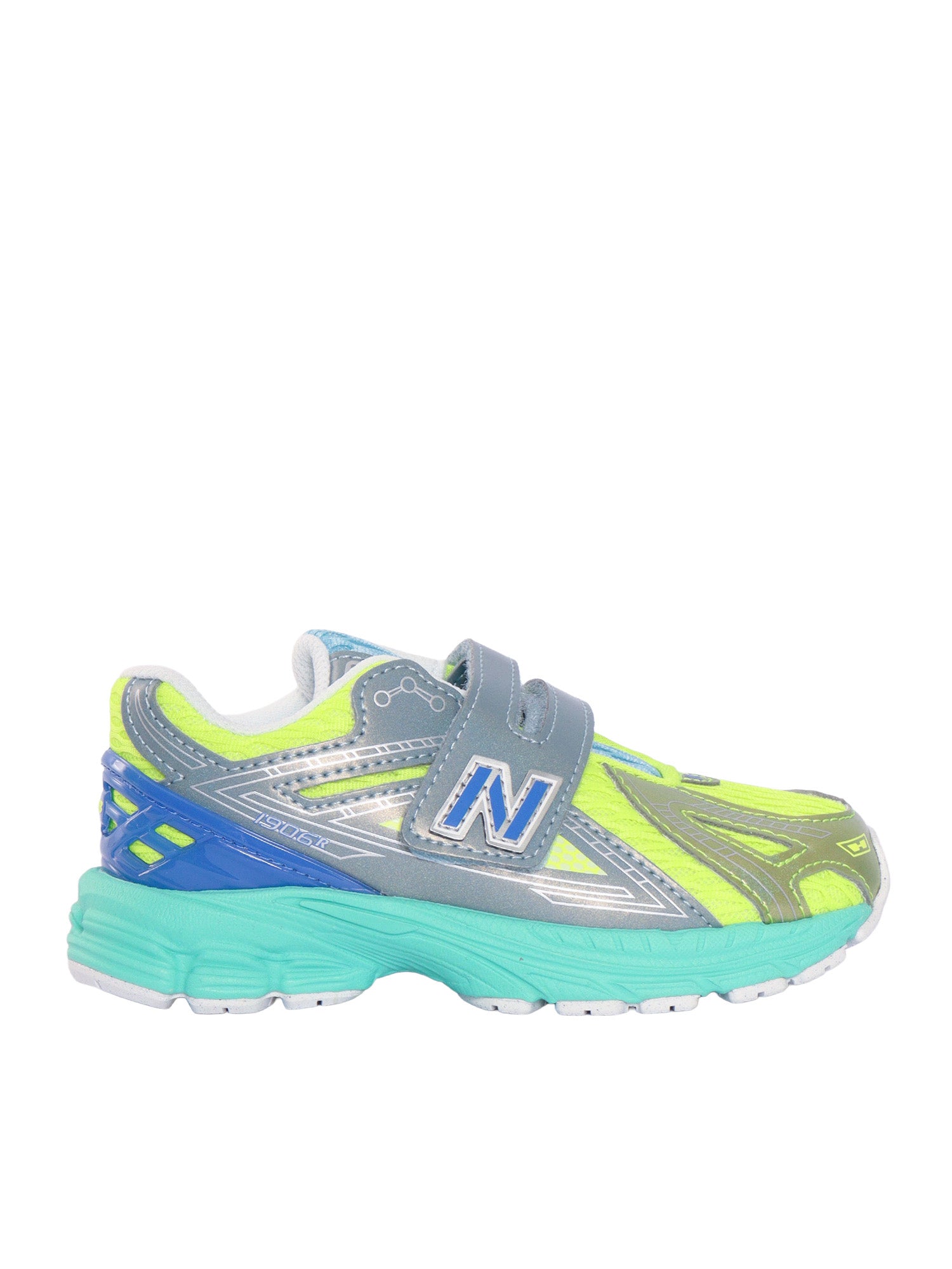New Balance Kids 스카르파 키즈 라이프스타일 알칼라인 그린 / 블루 버드 신세틱