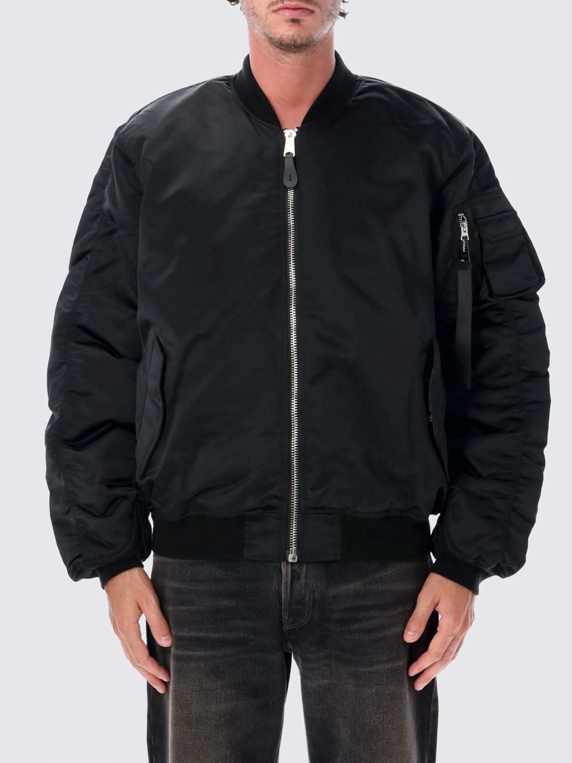 Alpha Industries 릴렉스 핏 나일론 봄버 자켓
