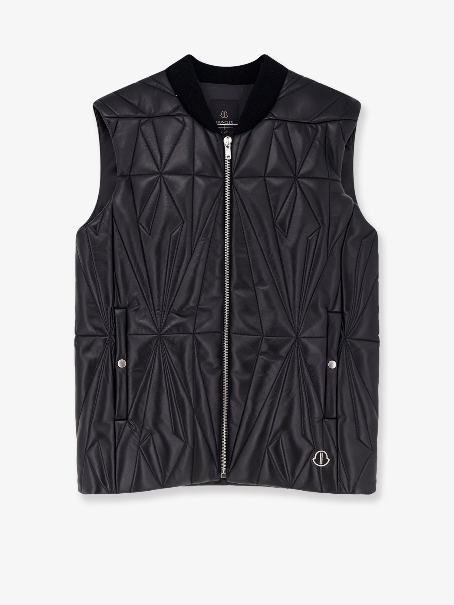 MONCLER GENIUS 지오카모 플라이트 가죽 조끼