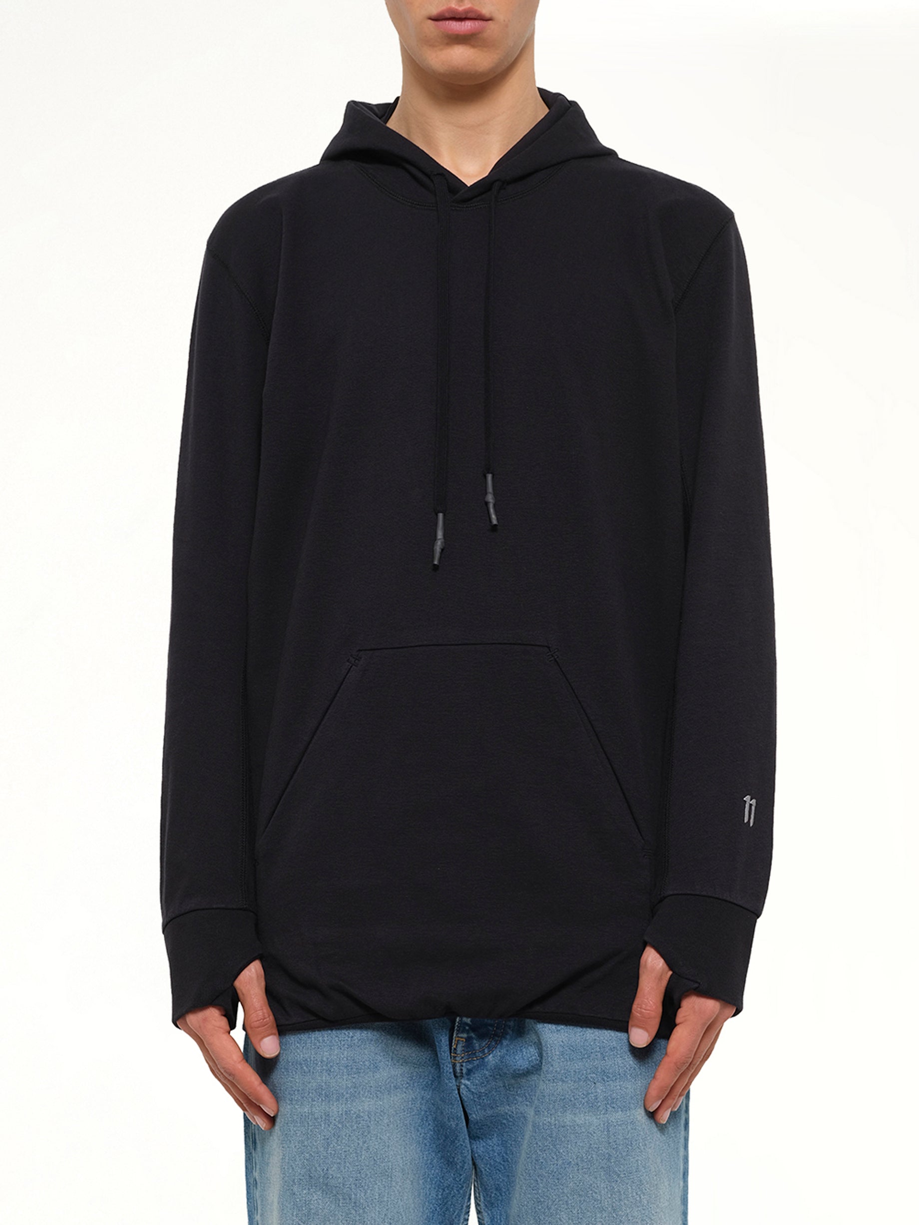 11 by Boris Bidjan Saberi 11 페이스 마스크 후드티