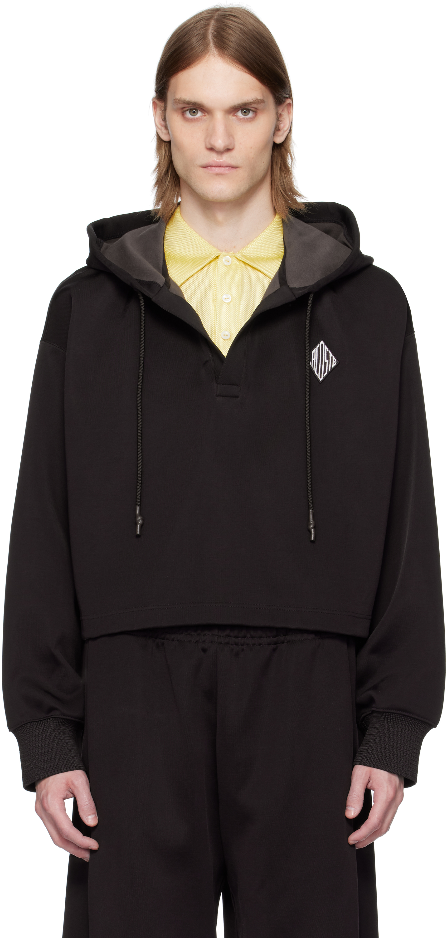 브라운 런웨이 오버사이즈 후드티 SH6766 | Lacoste | 페칭 FETCHING
