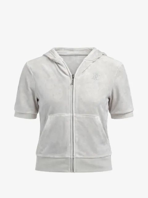 Juicy Couture Kids 디아만테 로고 집업 후드티
