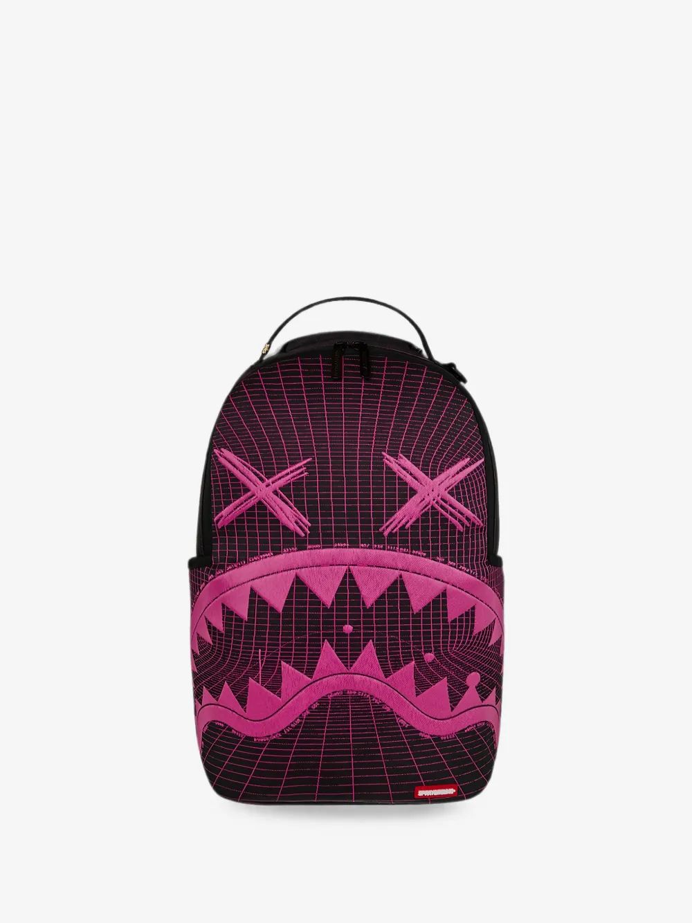 Sprayground Kids 베이퍼웨이브 광섬유 그리드 패턴 백팩
