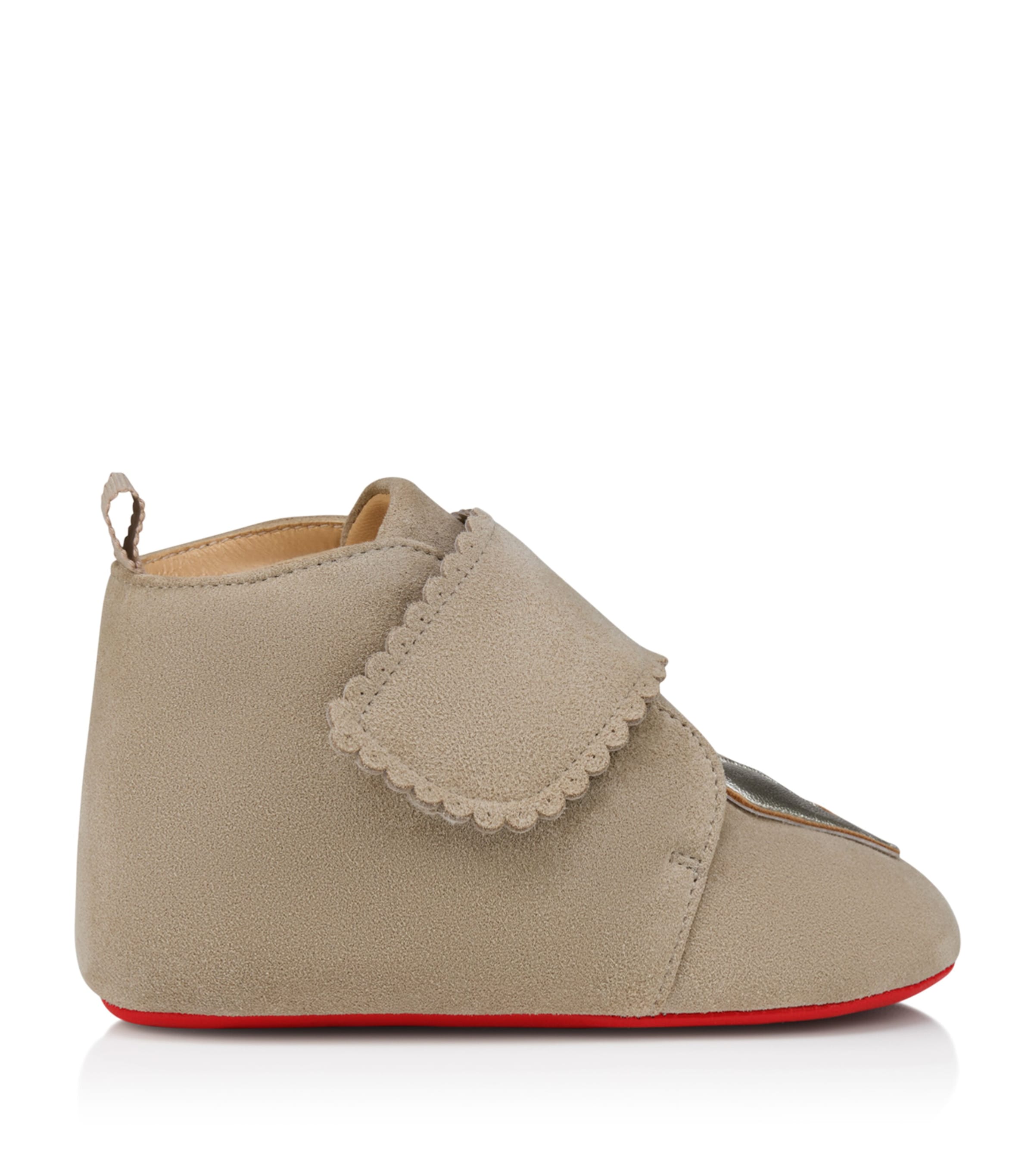 Christian Louboutin Kids 이지 베이비 러브 가죽 부티