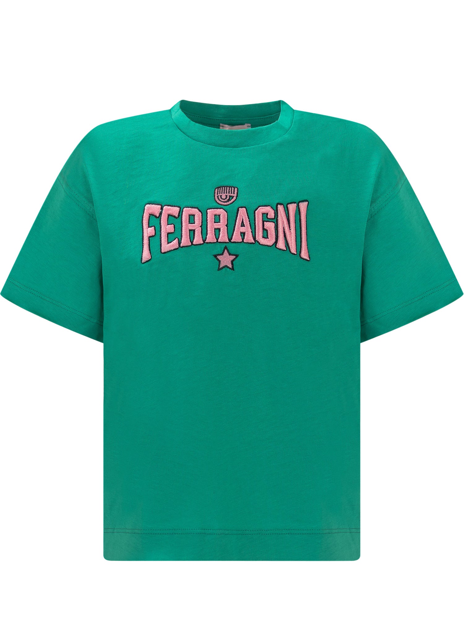 Chiara Ferragni Kids 미니 로고 그래픽 티셔츠