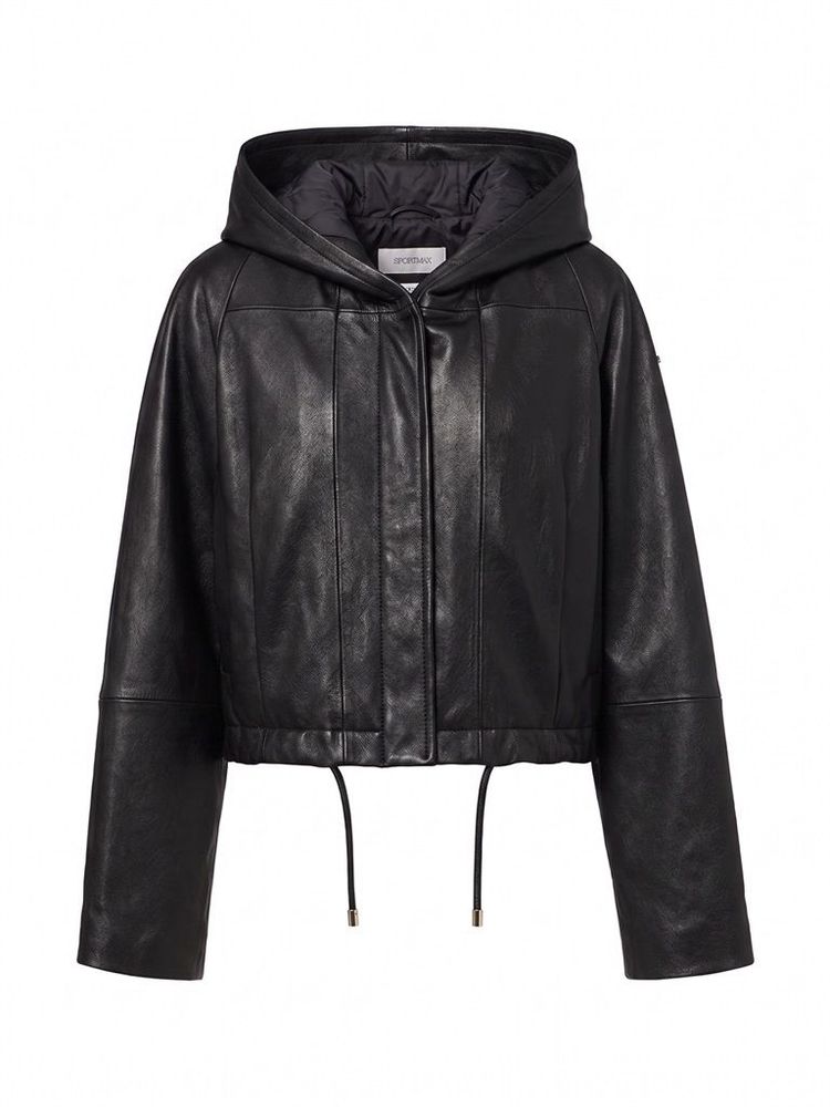 SPORTMAX 스픽카발라 드로스트링 후드 자켓