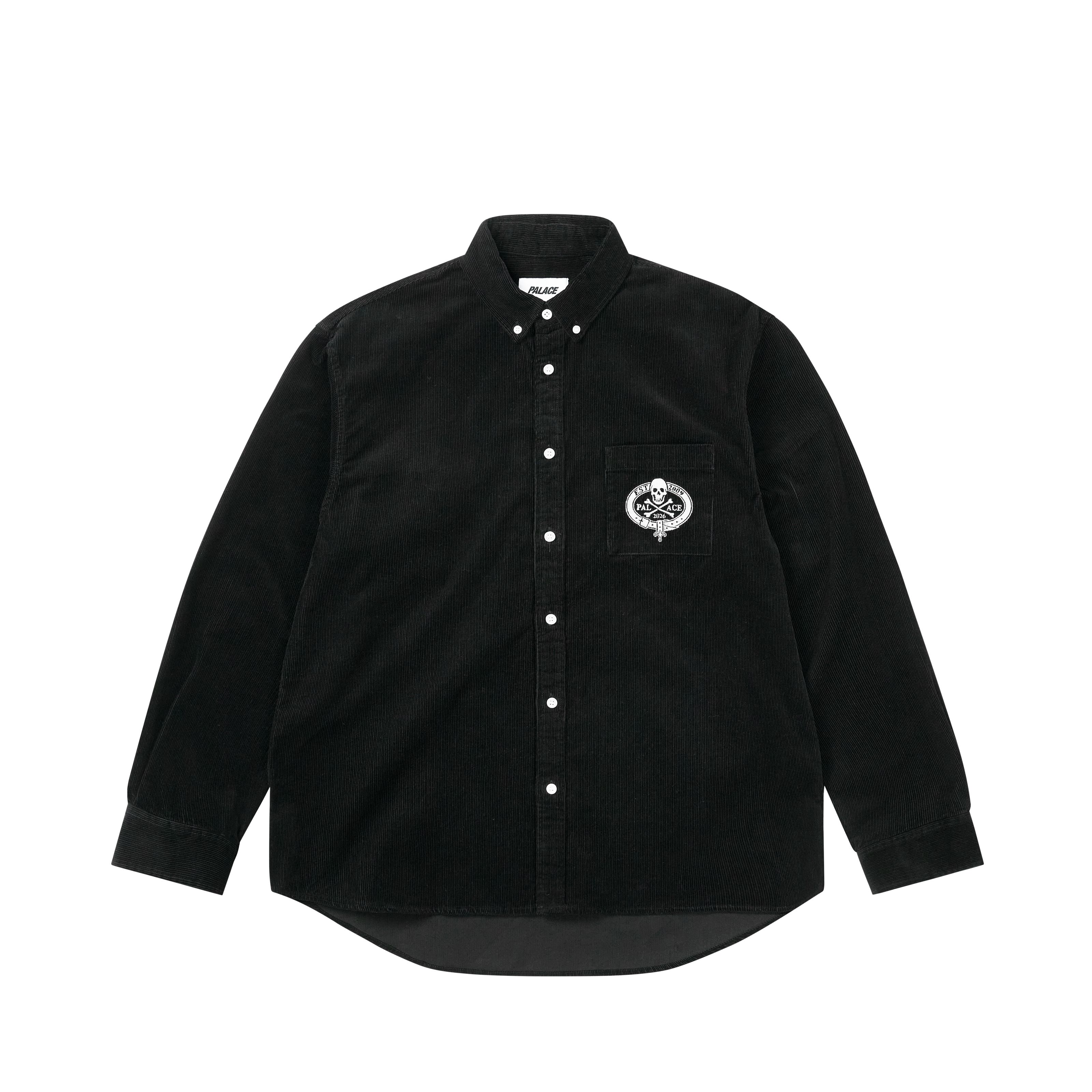 Palace 스컬 크레스트 코듀로이 셔츠