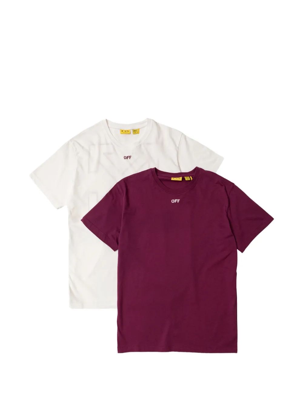 Off-White Kids 아로우 로고 티셔츠 2개 세트