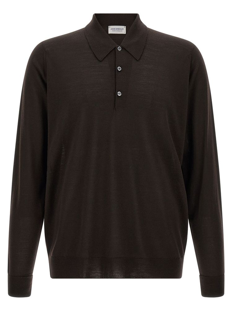 JOHN SMEDLEY 도셋 롱슬리브 폴로 셔츠