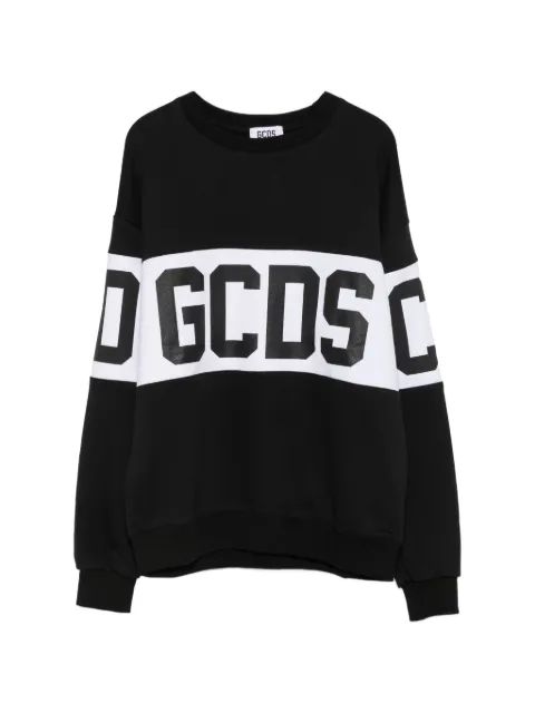 Gcds Kids 로고 프린트 패널 스웨터