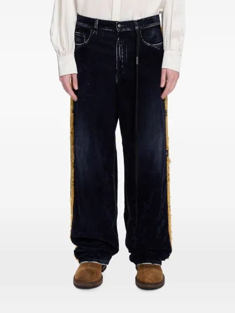 Ann Demeulemeester 와이드 레그 진