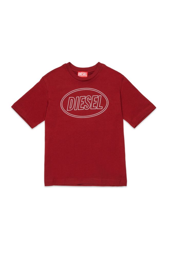 Diesel Kids Tcircle 로고 티셔츠