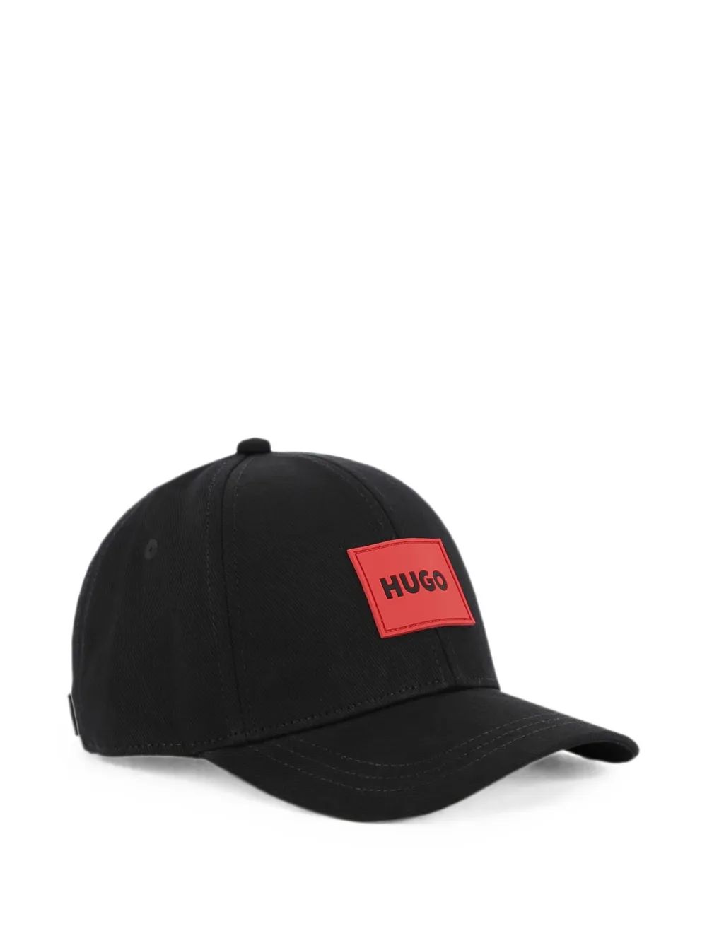 HUGO Kids 로고 패치 코튼 야구모자
