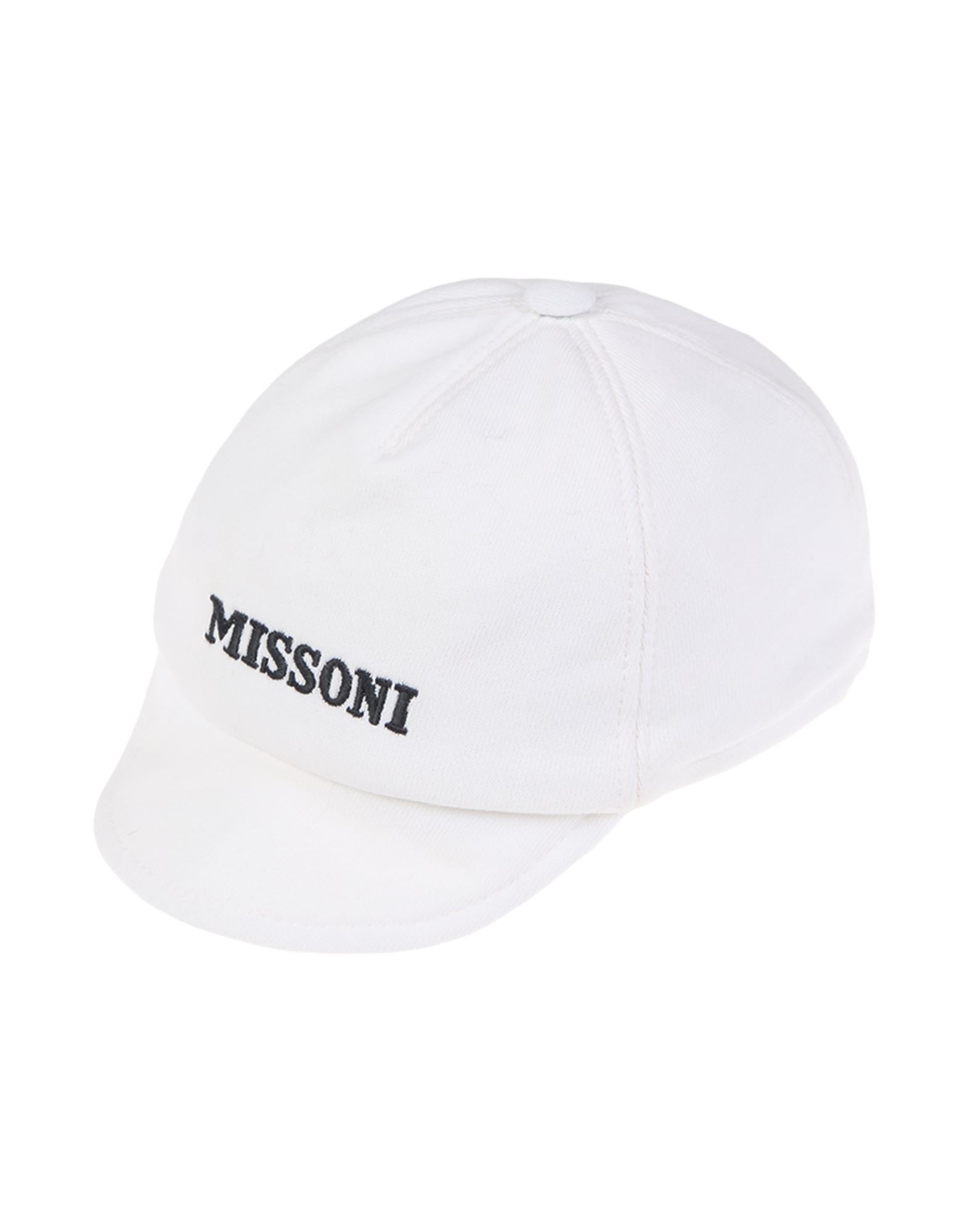 MISSONI KIDS 솔리드 컬러 모자