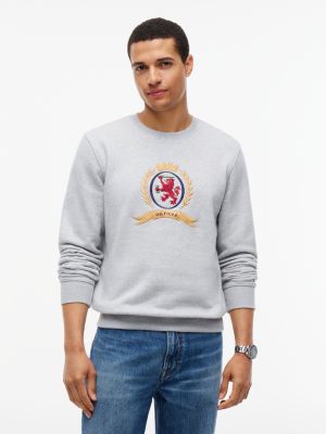 TOMMY HILFIGER 자수 크레스트 로고 맨투맨