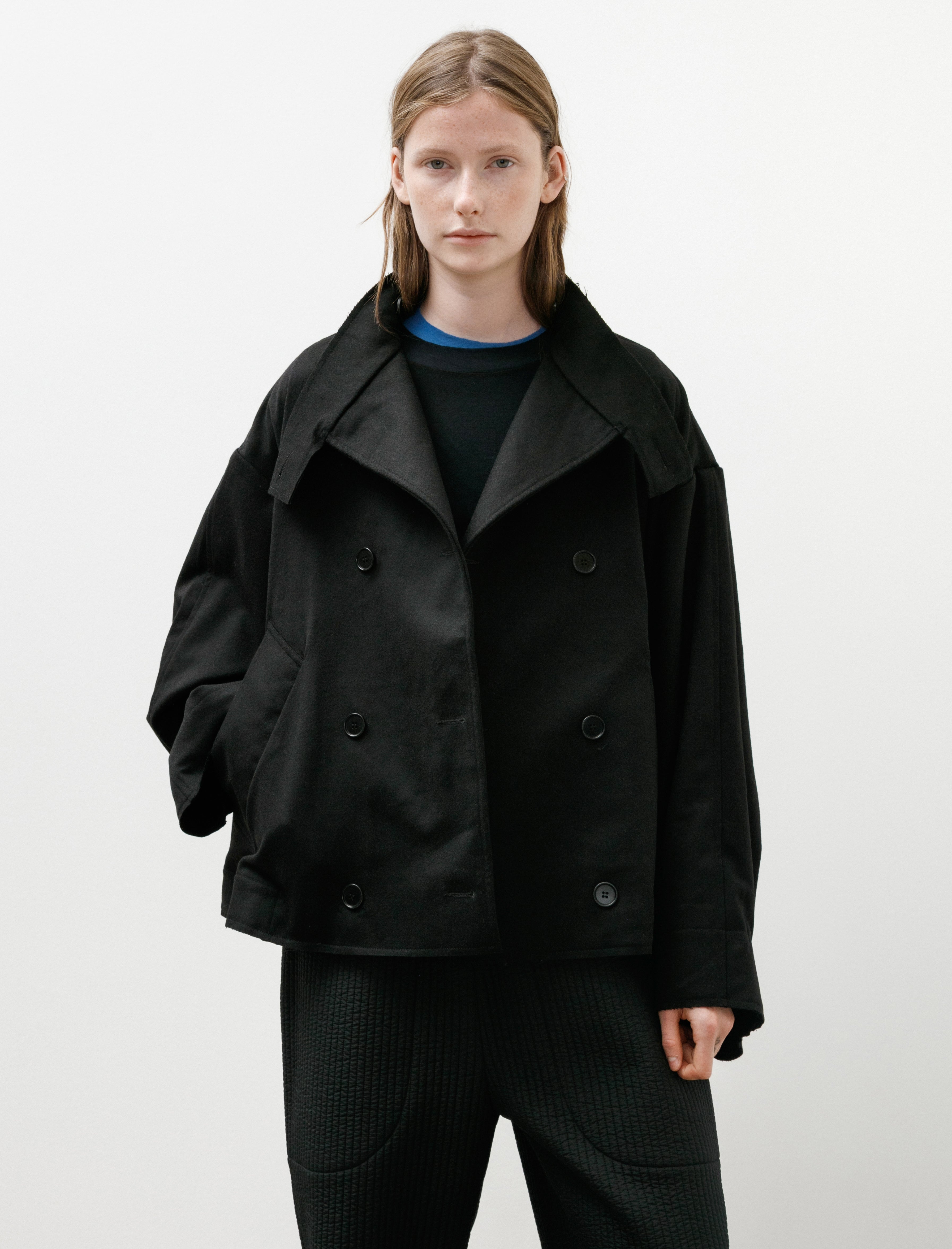 Gabriela Coll Garments No.286 크롭드 오버사이즈 자켓